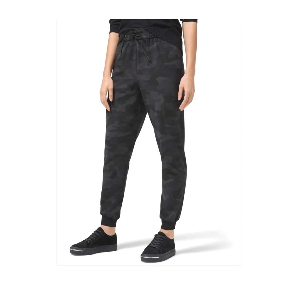 Lululemon Women Jogger Pants 14 Black Camo Heritage 365 Full Length Athleisure
